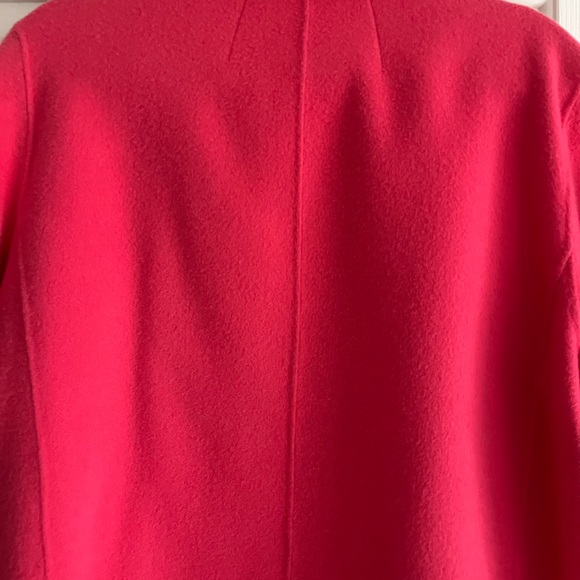 Unlined Wool Flutter Front Jacket - Picture 2 of 4